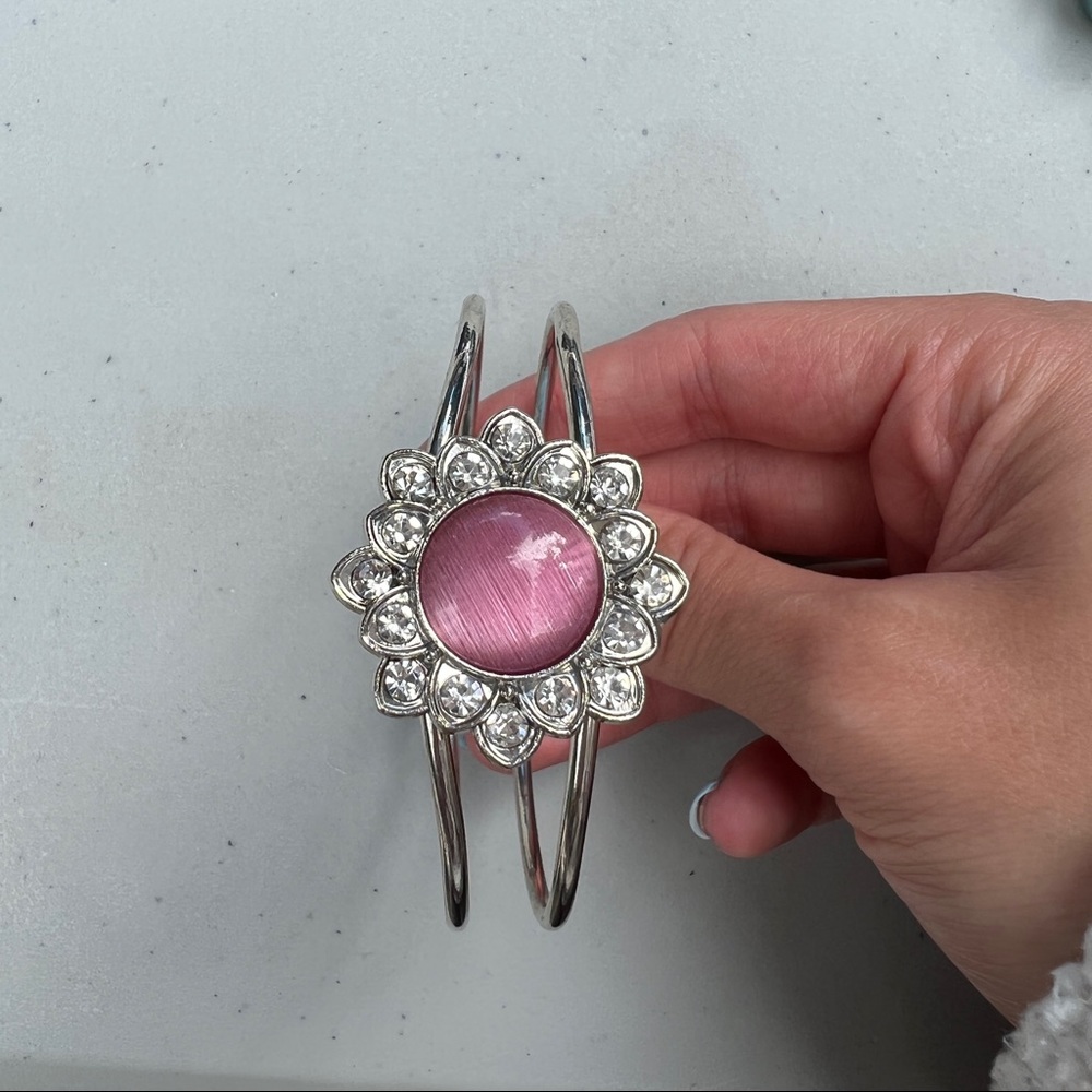Gem bracelet cuff